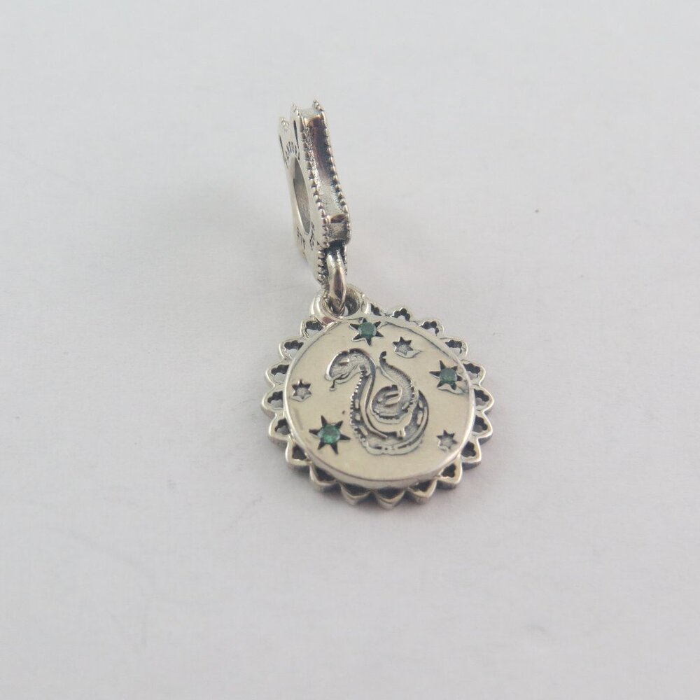 Pandora Snake Charm HP Slytherin Charm Harry Charm Potter Charm S925 Ale